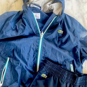 Lacoste joggers set for kids size 8Y